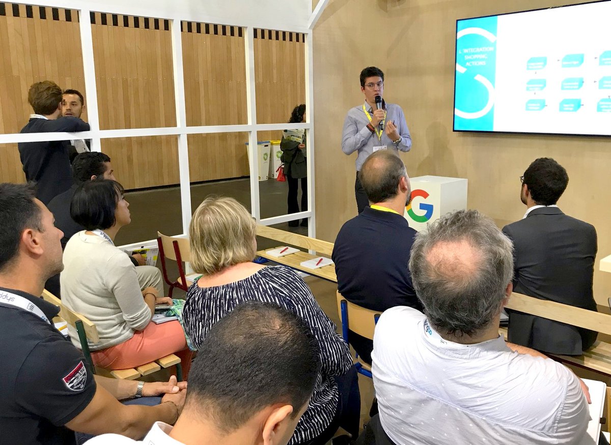 Fiers d’avoir été choisis par Google pour accompagner les vendeurs sur Shopping Actions. Merci #google pour l'accueil au #ParisRetailWeek. 

Rejoignez-nous pour vous intégrer efficacement sur Shopping Actions !