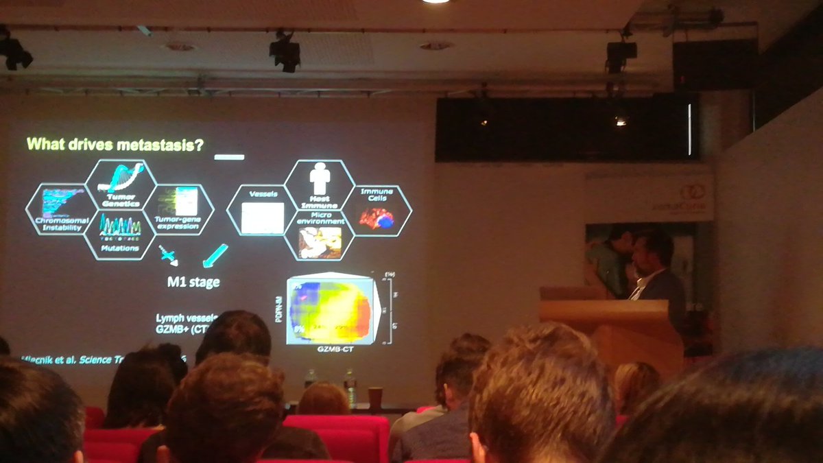 BonnetRaphael's tweet photo. Insightful talk on immunoscore by @JeromeGalon at @institut_curie for 2nd courses on computational system biology of cancer https://t.co/GKd1dAH9nL