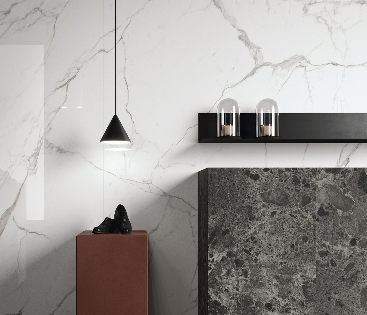 MATIMEX_'s tweet image. Nero Ombrato es una de las #novedades que presenta Ariostea en #cersaie2019 
#Ariostea #AriosteaHighTech #irisceramicagroup #cersaie #ceramic #ceramicslabs #pavimento #revestimiento #tecnologia #diseño #elegancia #proyectos #design #arquitectura #soluciones