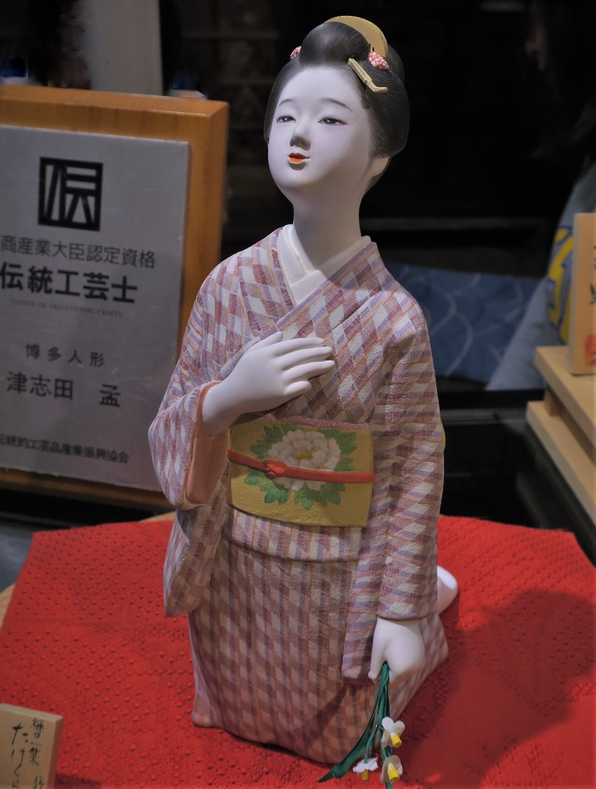 Tokyonobo A Hakata Doll Hakata Ningyo Is A Traditional Japanese Clay Doll Originally From The City Of Fukuoka Part Of Which Was Previously Named Hakata The Dolls Are One Of