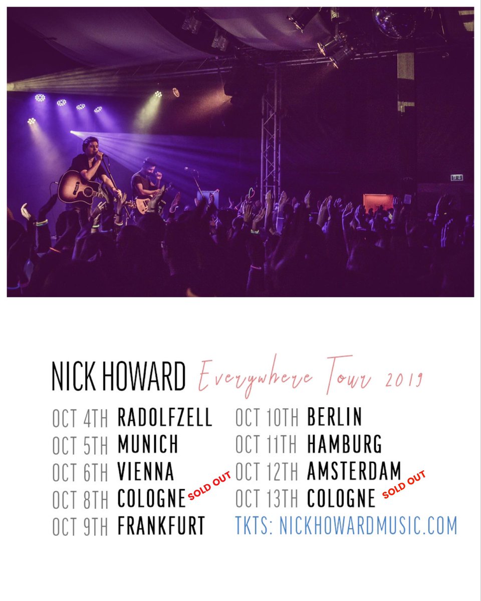 nickhowardmusic's tweet photo. Just over a week away! What songs are you most excited to hear?!

How about a retweet @TheVoiceGermany @ProSieben @sat1 ? https://t.co/MhohyagriZ