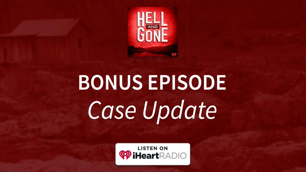 hellandgonepod's tweet photo. While @lovedetective_ and the team investigated the death of Janie Ward for season two, they spent some time looking back into the murder of Rebekah Gould from season one. All of the updates for season one are consolidated in this bonus episodes.

https://t.co/k38gWJWDK4 https://t.co/xBHzRV5P4b