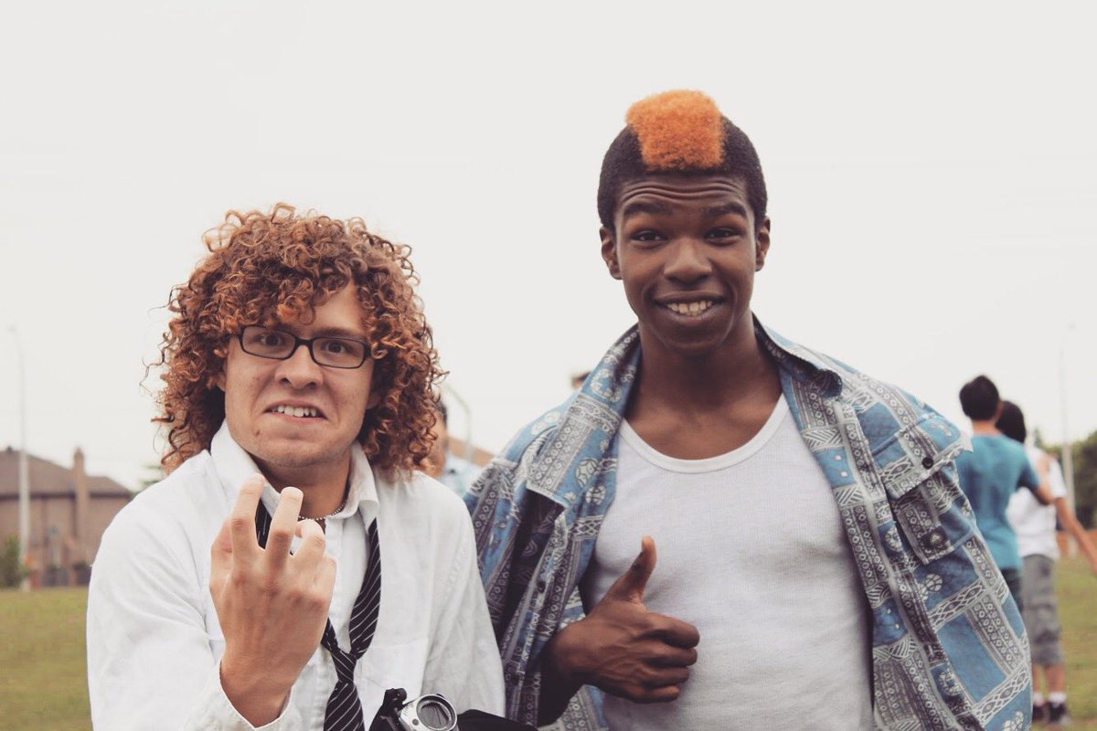 calyxfilms_'s tweet photo. Happy birthday to the man himself @MorpheusRichrds! Here’s a very very silly picture of us from high school... #birthday #happybirthday #oldphotos #oldpictures #highschool #retro #bestfriend #bff #highschoolphotos #nostalgia #morpheusrichards https://t.co/yqK7FNehP3