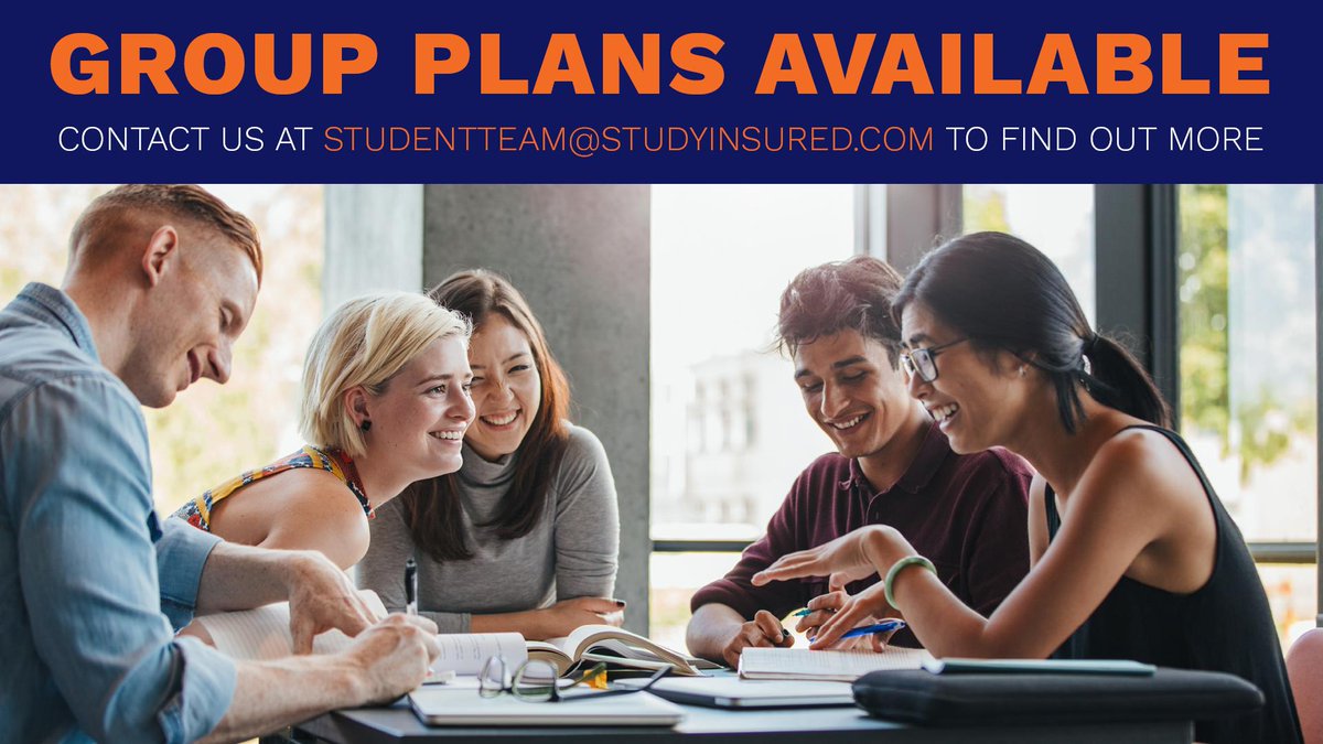 MSHAmericas's tweet photo. Looking for group plans for international students? They can study with confidence with our K-12 Comprehensive+ Plans, Post Secondary Explore Canada plans or short-term/language schools Study Canada Plans: studentteam@studyinsured.com.
#studyinsured #studyabroad #travelinsurance https://t.co/0GHclapqa9