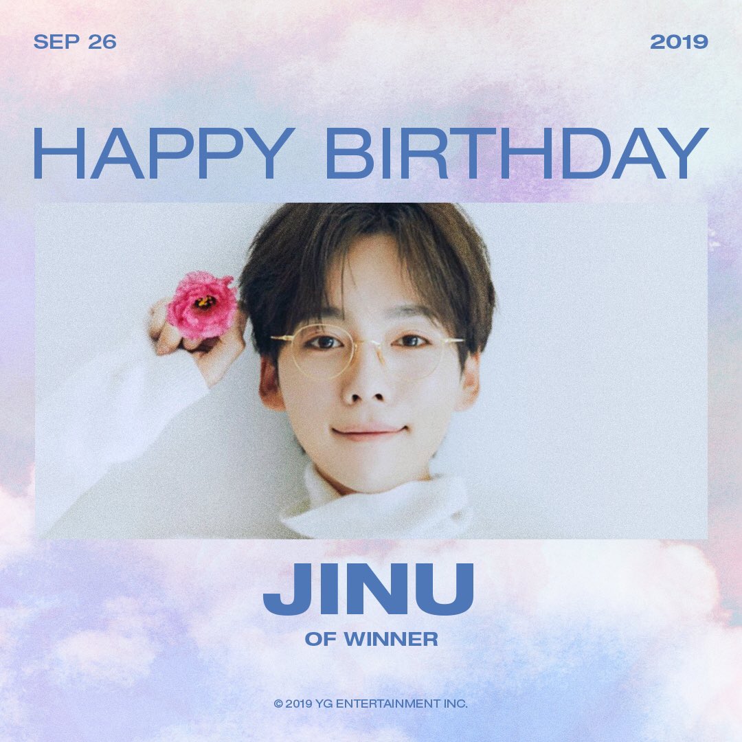 yg_winnercity's tweet photo. [🎉생일축하합니다🎉] 위너의 얼굴천재, 마음도 천재만재 #김또또 님의 생일을 축하합니다💙
#WINNER #위너 #JINU #김진우 #HAPPYBIRTHDAY #20190926 #YG https://t.co/aM0XZYK6dV