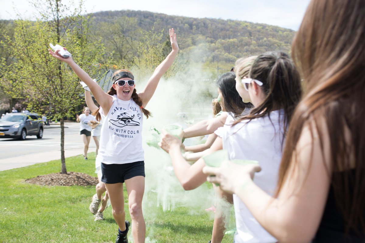 RamapoCollegeNJ's tweet photo. Get excited! This year's #RCNJcolor5K is now during #RCNJOktoberfest Weekend. Run or walk, it's all for fun. See you on October 20. https://t.co/LUOK6hBrjp https://t.co/jr9AU1vODz