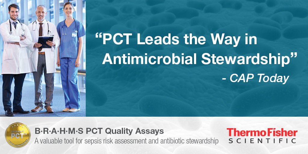 thermofisher's tweet image. B·R·A·H·M·S PCT is the only #Procalcitonin assay to aid in decision making on #antibiotic discontinuation for patients with suspected or confirmed #sepsis in the US. #CAPToday #SAM2019 bit.ly/2jZivsx