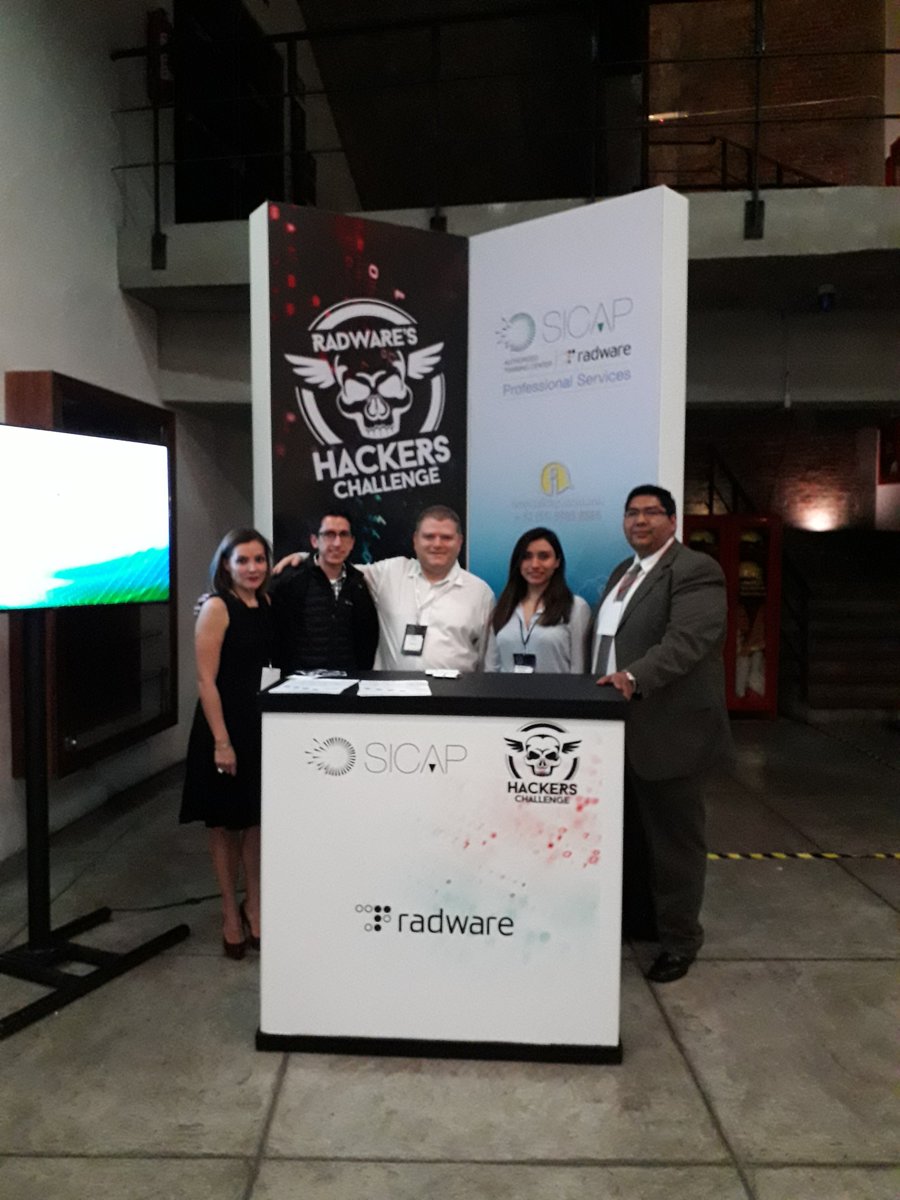 SiCapMexico's tweet image. ¡Gracias por acompañarnos!
@radware

#Radware #HackersChallenge #SICAP #SICAPS #cursos #capacitacion #serviciosprofesionales #solucionesTI #ciberseguridad #seguridadTI