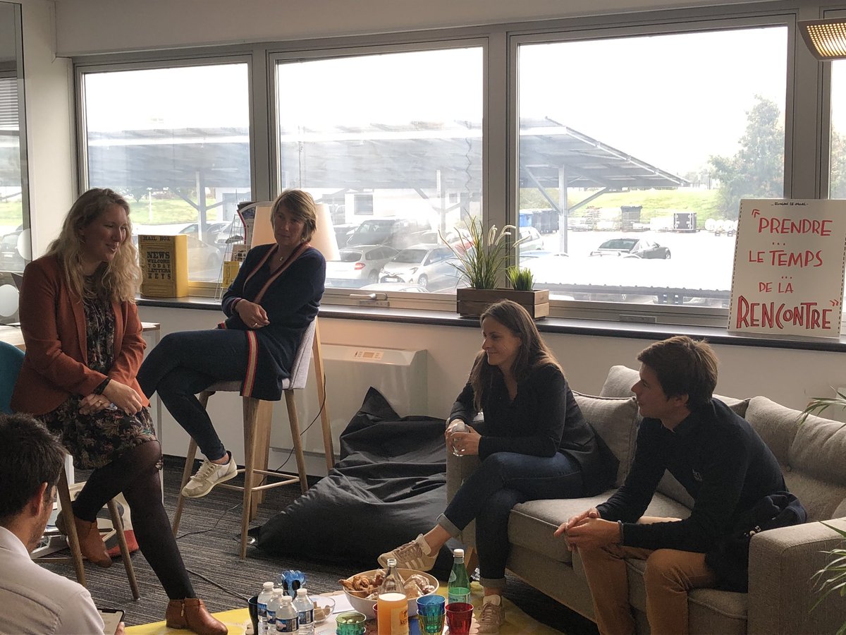 Les parallèles entre le parcours d’un coureur au large ambitieux et celui d’un entrepreneur sont nombreux !
Échange génial avec les collaborateurs de @SayBressst 👍🏼
Le groupe <a href="/cmarkea/">Crédit Mutuel Arkéa</a> est définitivement un groupe innovant - les rencontres d’aujourd’hui le confirme! #FrenchTech