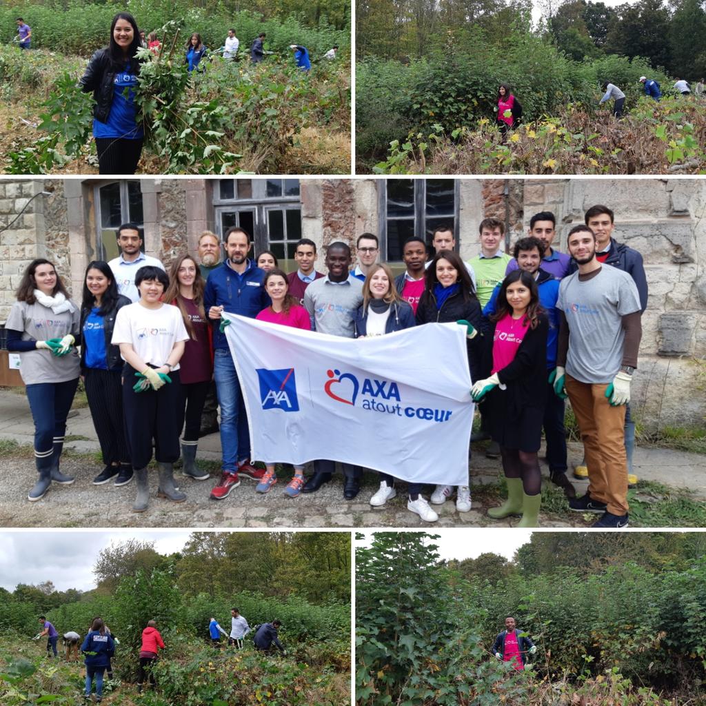 Marine_RH's tweet photo. Au programme cet après-midi : activité team building solidiaire pour nos Graduates 🌿🌳🍂@AXAFrance avec l'@ONF_Officiel. Merci AXA Atout Coeur @Karinemalca02 @LescatC @AXAJobs_fr https://t.co/Hb3feyVngG