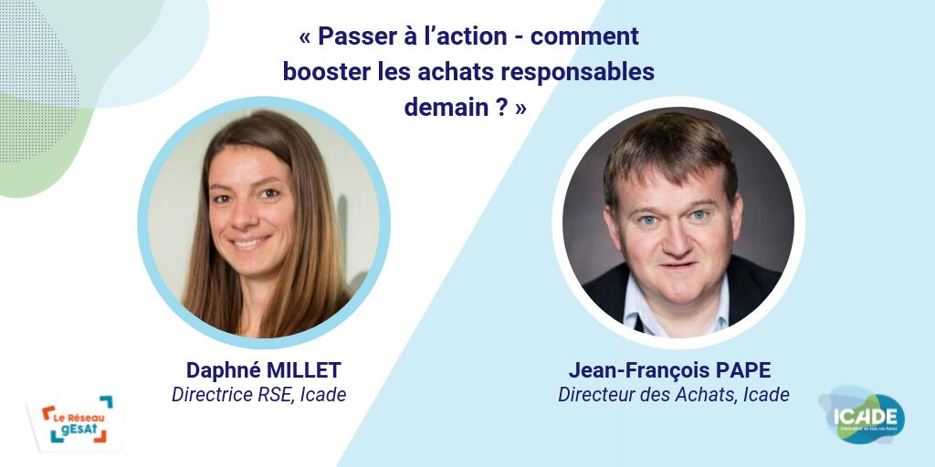 Daphné Millet et Jean-François Pape participent ce jeudi à la 1ère conférence sur les Achats Responsables du @ReseauGesat dont nous sommes partenaires ! 💬🤝 Ils reviendront sur le projet Initial Prado, exemplaire en matière de réemploi, de partenariat et d’emplois d’insertion.