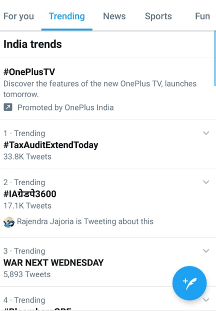 zeerajasthan_'s tweet photo. #जयपुर : #IAग्रेडपे3600 करने की मांग के लिए #SocialMedia का सहारा

राजस्थान IT ने ट्विटर पर चला रखा हैशटैग #IAग्रेडपे3600 से अभियान। @TwitterIndia पर ट्रेंड कर रहा है अभियान। 26 सितंबर तक मांगे नहीं माने जाने पर 27 को जयपुर में शहीद स्मारक पर धरना देंगे सूचना सहायक। https://t.co/6alkslynZ0