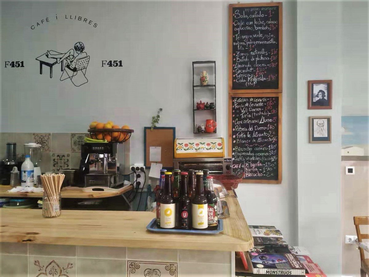 Fahrenheit 451 Café y Libros tweet media