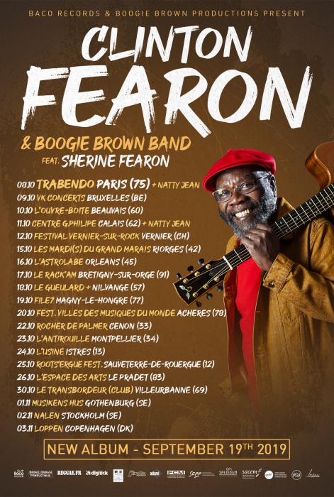 bdr_tv's tweet photo. Avec la sortie récemment de son dernier album #HistorySay.
@clintonfearon débute ça tournée française le 8 octobre, en débutant par le @trabendo_. La 1iere partie de cette dernière date sera assuré par #NattyJean de @BacoRecords
Une tournée accompagnée par le Boogie Brown Band. https://t.co/6ottEtDZPi