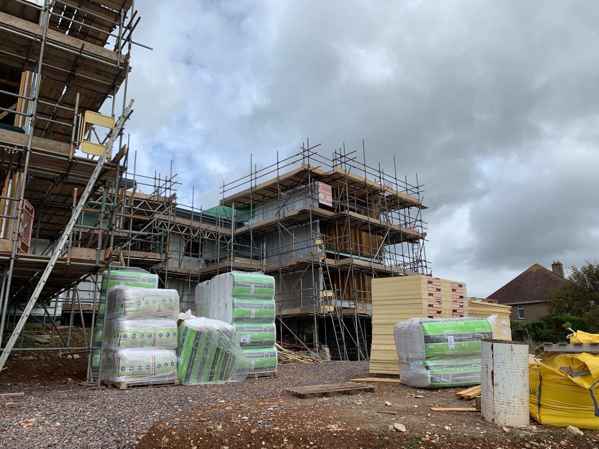 TimberFrameLtd's tweet photo. Two timber &amp; steel framed structures designed, manufactured &amp; erected for a pair of contemporary houses in Seaton by WESTRUCTURE @TimberFrameLtd https://t.co/7Cg7daHmp4