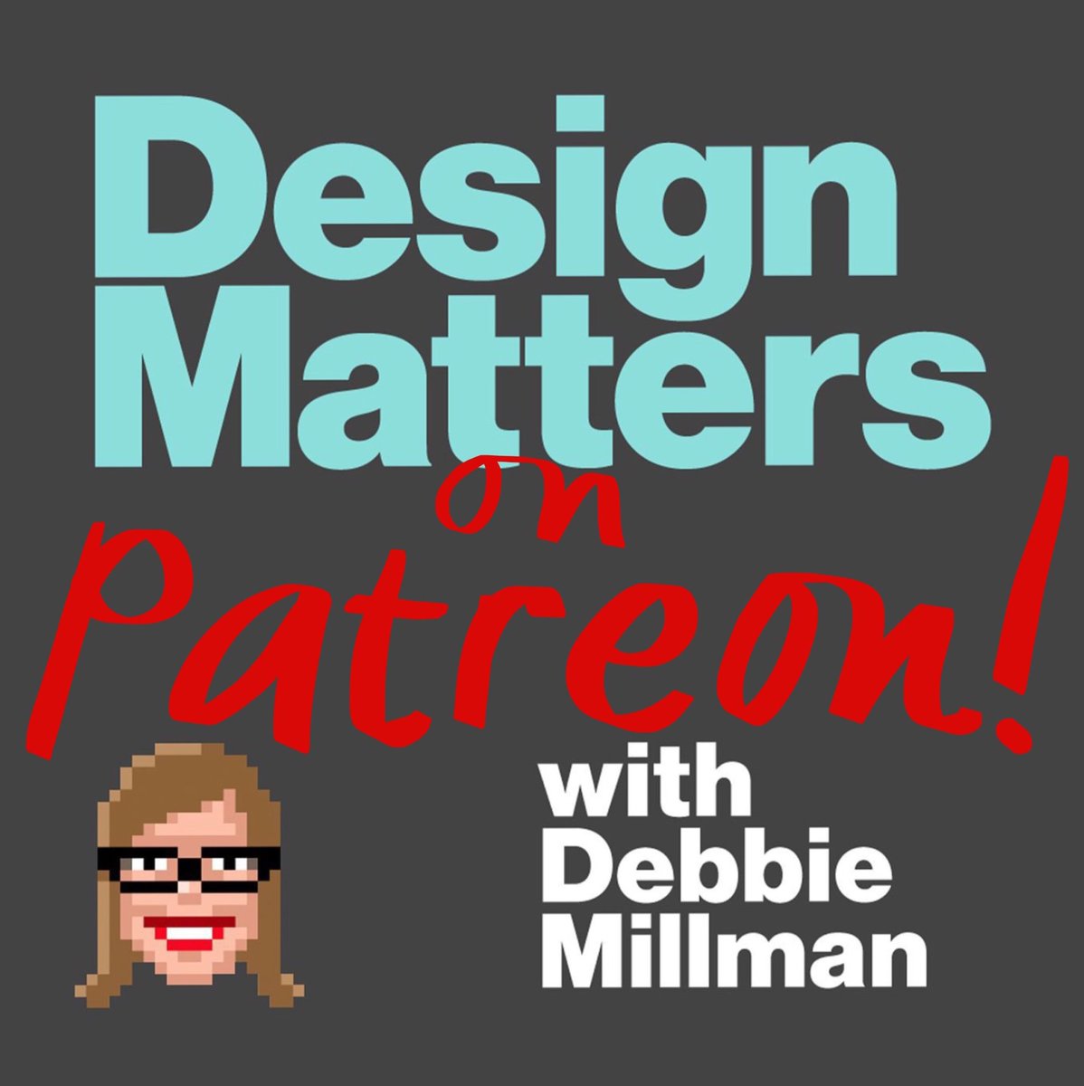 debbiemillman's tweet photo. TODAY IS THE DAY! DESIGN MATTERS LAUNCHES ON PATREON! You'll have access to transcripts, live interview recordings that aren't released to the public, intimate Q&amp;A sessions with my guests and more! Join by 10/9 and get a very special reward! THANK YOU! 🙏
https://t.co/VwpDh5Gxmw https://t.co/9SA8JSnAvG
