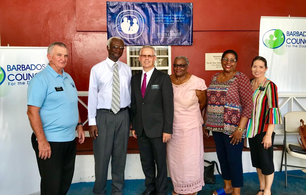 nrbarbados's tweet photo. Several members of the Public Affairs team were present during  handover of wheelchairs made last Friday to the Barbados Council for the Disabled. https://t.co/qsIz4at1kk
