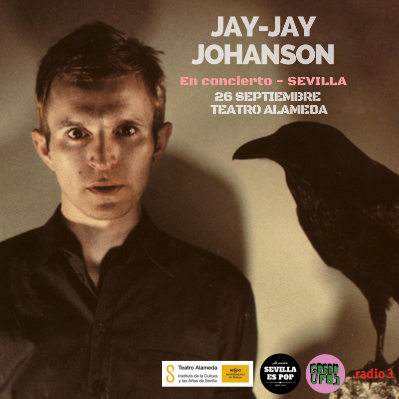 <a href="/JAYJAYJOHANSON/">JAY-JAY JOHANSON</a>, precursor del Trip-Hop y una de las figuras más brillantes del pop cinemático y  electrónico, actúa este jueves 26 septiembre en Teatro Alameda Sevilla.

Entradas a la venta en: 
entradas.janto.es/icas/public/ja…
Anticipada 16€
Taquilla 18€
Apertura de puertas 21:00 hrs