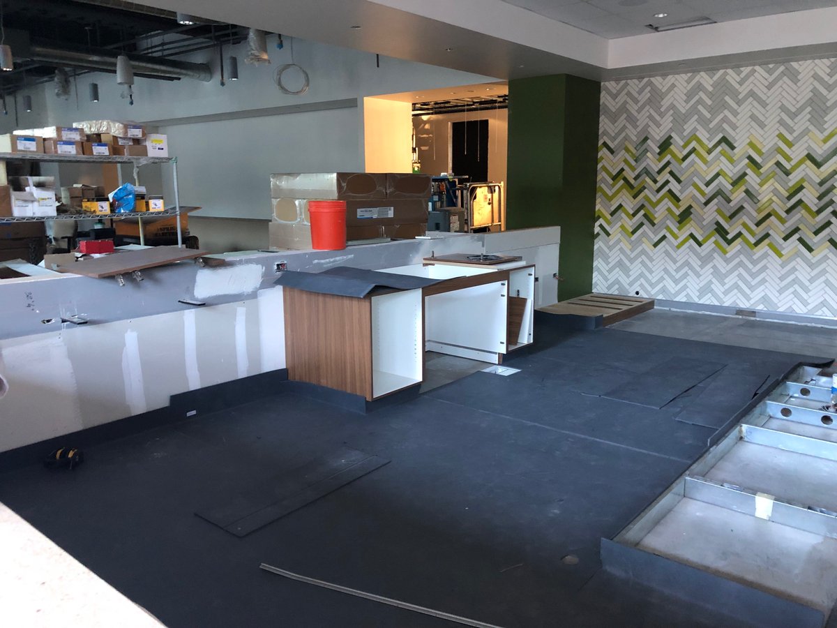 At the jobsite for one of our Silicon Valley clients the other day, and are becoming increasingly more excited to see the #foodservice areas closer to completion! #design #kitchendesign #consulting #corporatecafe