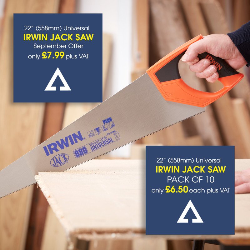 'Sawted’ for September with our Irwin Jack 880 Universal Hand Saw offer.

Full details are on our website:

totalbm.com/2019/09/20/irw…
