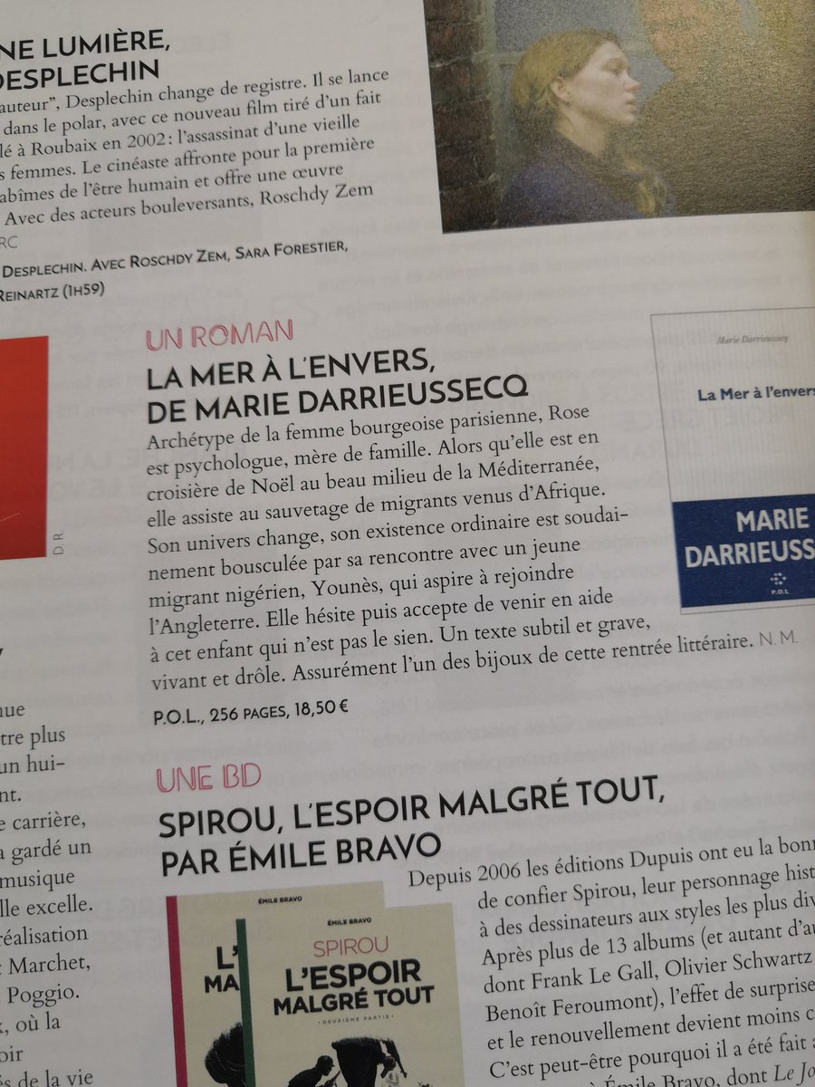 Note sur la sortie du nouveau roman de Marie Darrieussecq dans <a href="/MagTheatres/">Théâtre(s)</a>. Autrice représentée au <a href="/TheatreduPave/">Théâtre du Pavé</a> cette saison avec #truismes (mise en scène par Jean-Pierre Armand, du 17 au 19 oct.)