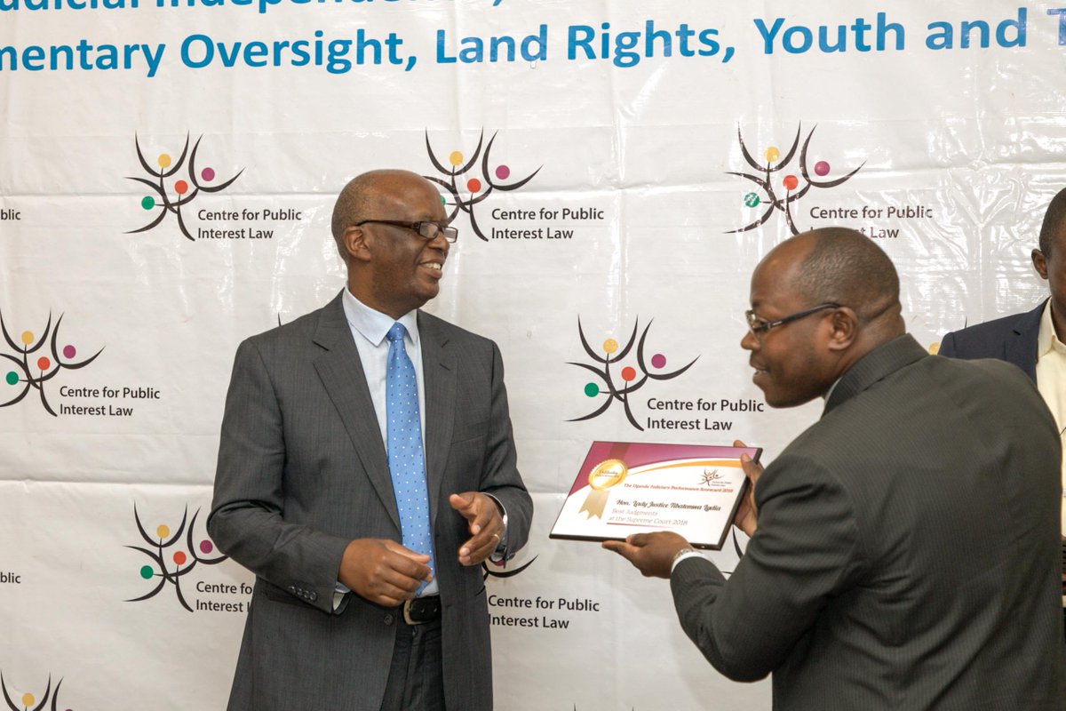 Cepil_Africa's tweet photo. His Worship Samuel Twakirye -Best Performing Magistrate 2018
Hon. Lady Justice Tibatemwa Lillian- Best Judgments at the Supreme Court 2018
Hon Justice Egonda Ntende-Best Judgments at the Court of Appeal 2018
#ScorecardReport2018 #JudiciaryAwardsGala2019 @taboannetw @FGimara https://t.co/ucqXJasdkF