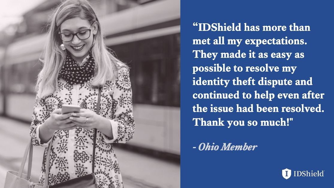 IDShield's tweet photo. What our members are saying...
#GetIDShield https://t.co/UJaBqeYeja