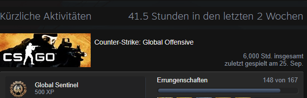 MRLooPSPRST's tweet photo. Nach mehreren Seasons in 99dmg bin ich mittlerweile auf fcking 6000 Stunden in CSGO.
Nach der Season 7000?
#GOFloppy https://t.co/1LRage4USo