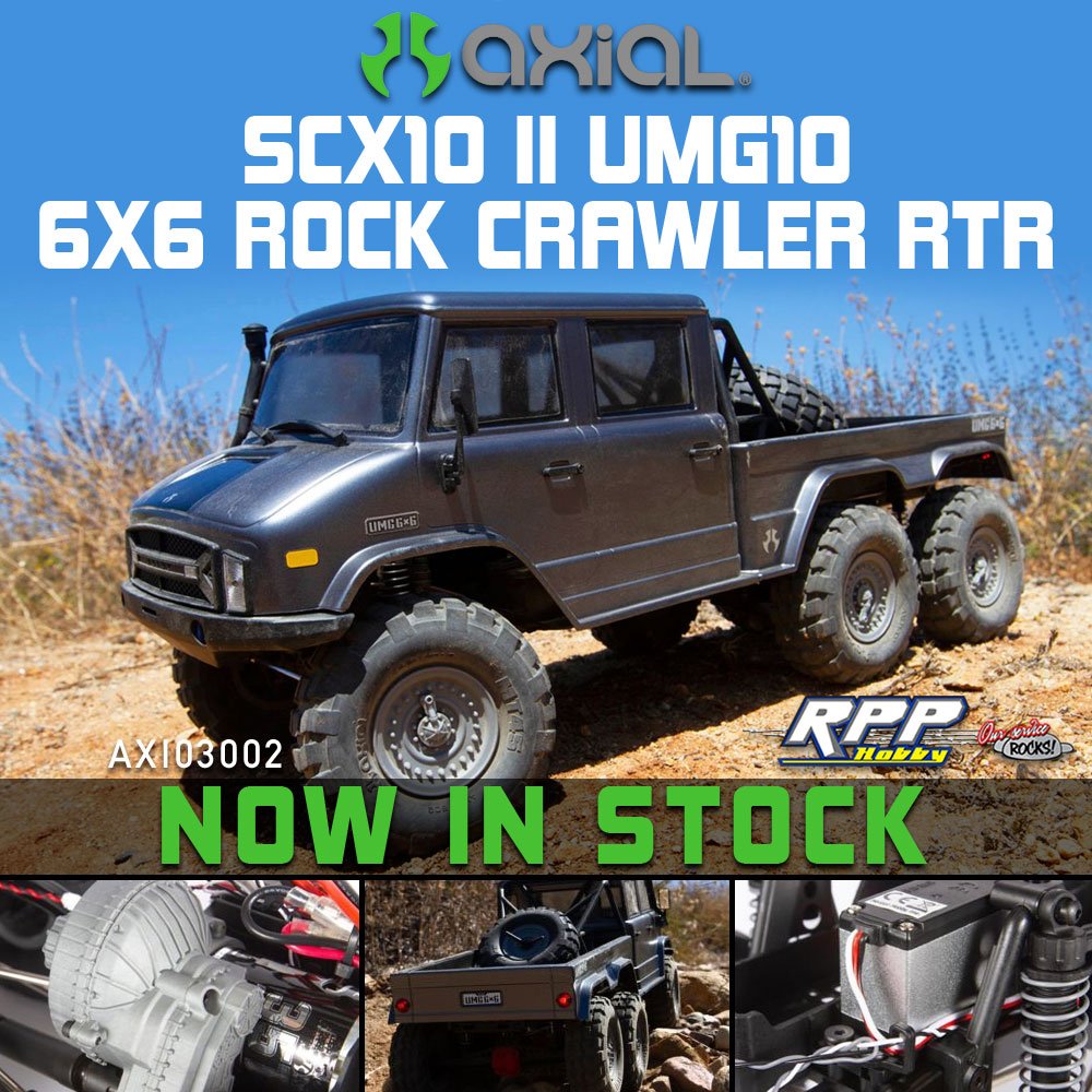 RPPHobby's tweet photo. π₯ IN STOCK NOW π₯
Axial Racing SCX10 II UMG10 6x6 Rock Crawler RTR
https://t.co/D0Rr6mMD1z
#rpphobby #axial #umg10 #scx10ll #6x6 #umg #rtr #rc #scalerc #scaleadventure #scx10 #axialracing #rockcrawler https://t.co/JYmE7VT7dJ