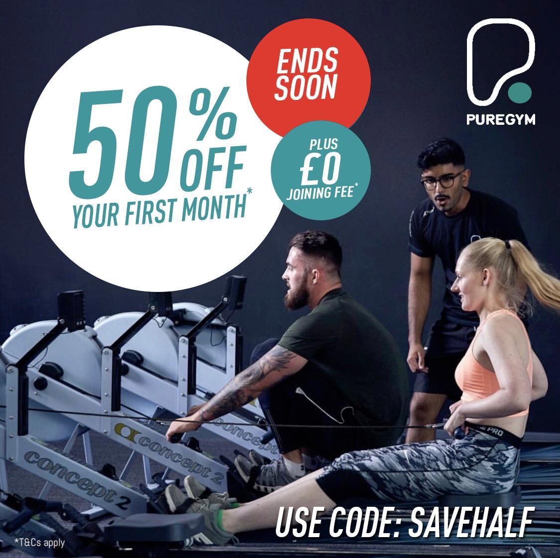Puregymbidston's tweet photo. We are literally giving it away. No Joining Fee and half price first month. Sign up now, Don't miss this opportunity #puregym https://t.co/Ao0lJdM8hL
