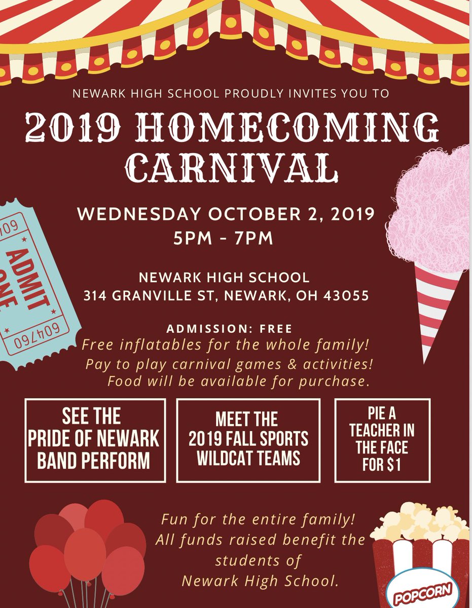 Get excited students! Everything you need to know to have the BEST spirit week!!! Tell your friends!!! <a href="/Newark_Schools/">Newark City Schools</a> <a href="/Nhs_creatures15/">NHSBleacherCreatures</a> <a href="/NewarkWildcats/">Newark Wildcat Athletics</a> <a href="/tgbowmanNHS/">Tom Bowman</a>