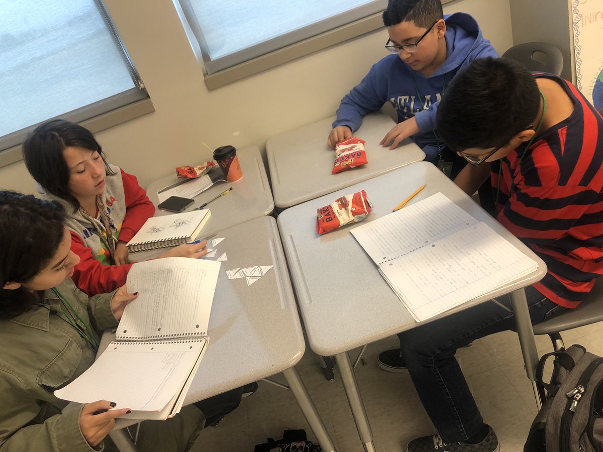 Freshman in Mr. Cornelison’s class work together to complete the macromolecule puzzle. #gcbuffpride <a href="/GCHSbuffs/">GCHS</a>