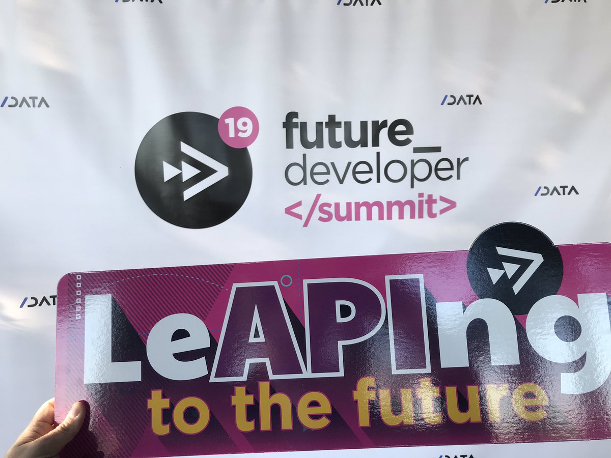 leanmarg's tweet image. Loving this sign at the #FutureDev Summit: “LeAPIing yo the future!
@TomTomDevs #apis #developers @SlashDataHQ