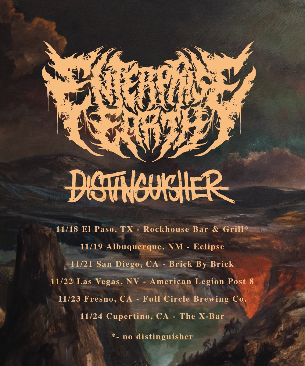 Distinguisher_'s tweet photo. Catch Distinguisher on tour with Enterprise Earth this November!

Tickets on sale now! 

RT https://t.co/gGURjCjro8