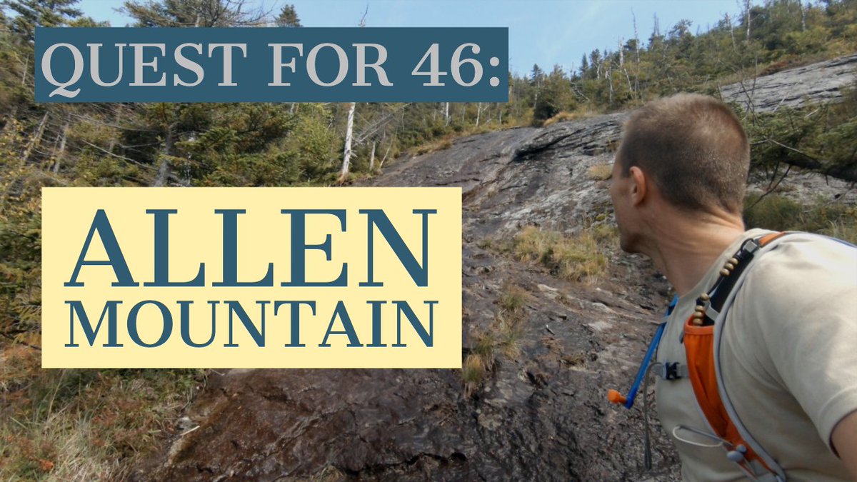 Quest for 46: Hiking the Adirondack High Peaks - Allen Mountain youtu.be/MHgRcS0HbMY via <a href="/YouTube/">YouTube</a>

#adirondacks #adk #highpeaks #46ers #beanoutsider #wildernessculture