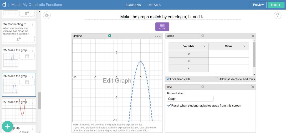 khagerGC's tweet image. Coding with #Desmos #GCedTech #vertexform