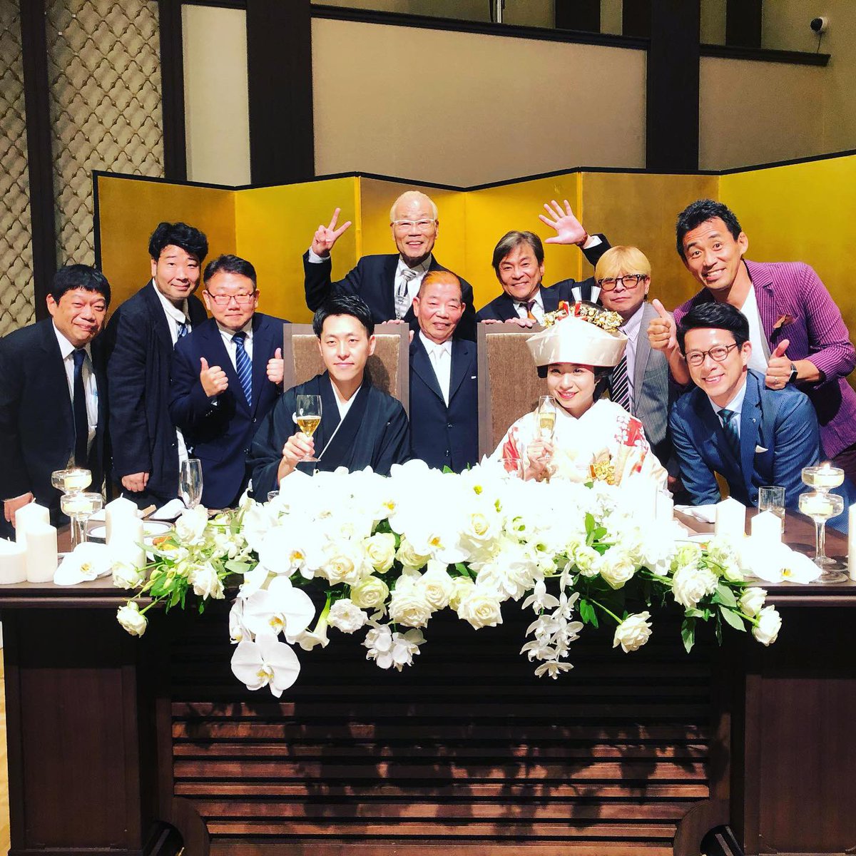 Haischlib 吉田雄平井上安世結婚式 Ar Twitter