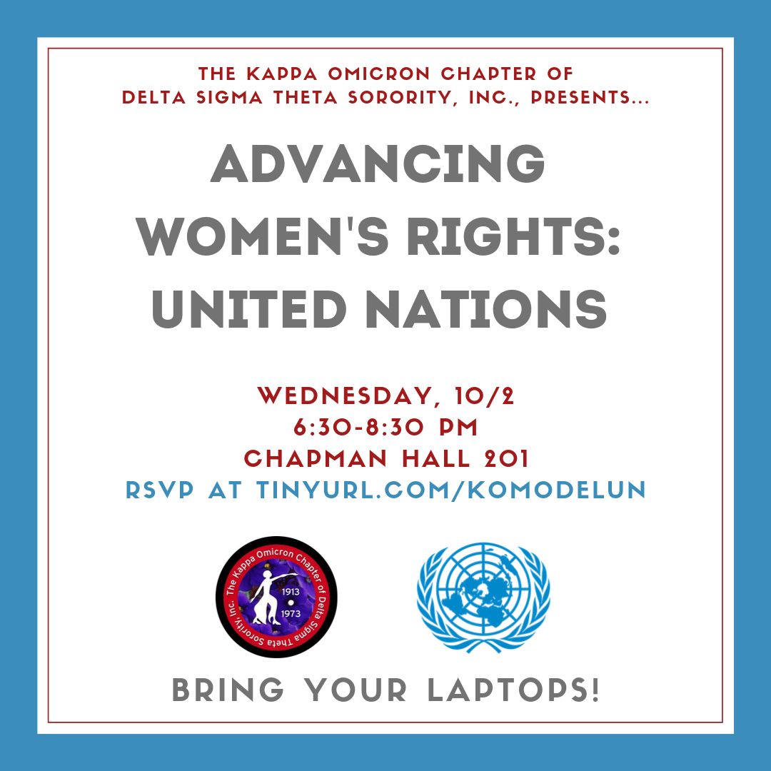 Let’s talk rights... Women’s Rights! 

RSVP for our Advancing Women’s Rights program at buff.ly/2mvzx28 and don’t forget to bring your laptops! 💻