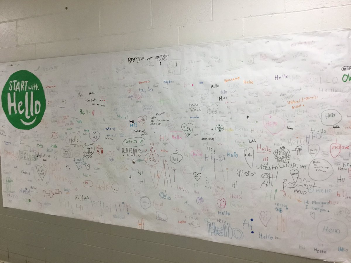 MrsHeagen's tweet image. Start with HELLO 😁. #helloweek #startwithhello #makesomeonesmile @WoodbineRockets