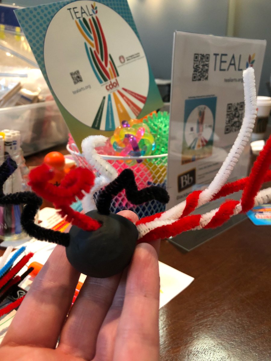 firstaveart's tweet photo. modeling brain structures at the TEAL training @FirstAveMS https://t.co/XBNxqZA4UI