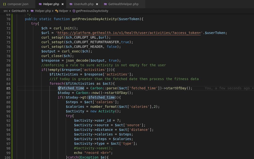 andreYang_'s tweet photo. #100DaysOfCode Day3: Today am working on interating a #php client service for @GetHealthIO
API.
#HealthForAll #FitnessDay #Fitness2Me #programmer #150DaysOfALC4 #lifeofasoftwareengineer #codeMonster #api #composer #opensource #github #gitupchallenge #codeigniter #CodeNewbie
๐ป https://t.co/gqrnYqJqQu