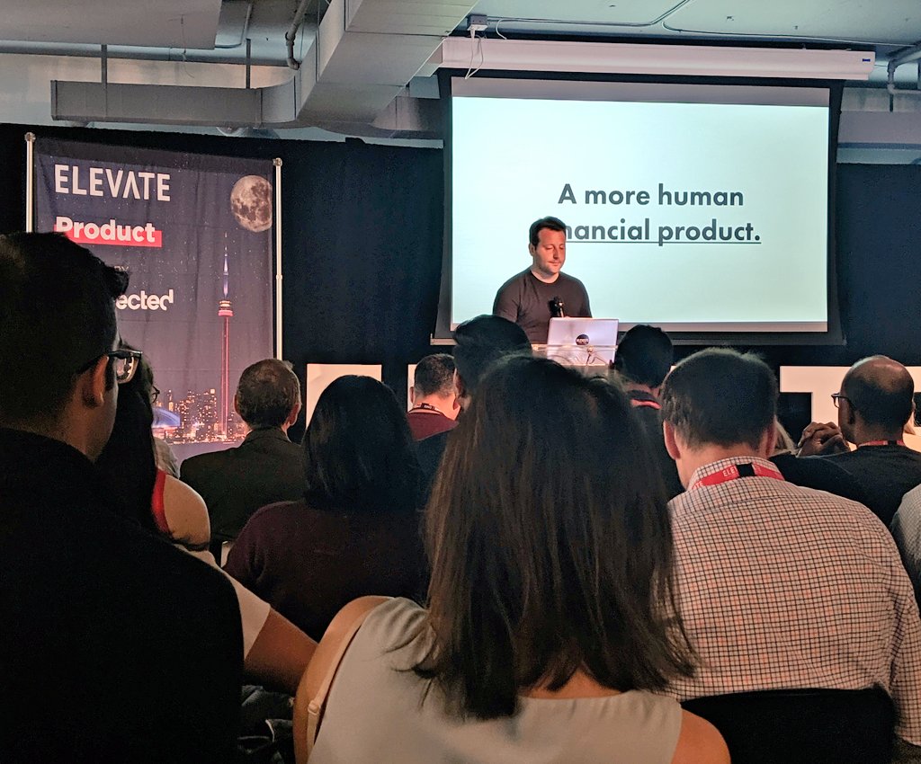 explorux's tweet image. 1. Clients are well trained to look for short term performance.
2. The future is optimistic - if it&apos;s credible.
3. Context helps clients understand performance.
- Key learnings from @Wealthsimple&apos;s redesign by @avrum on building better products. #ElevateTechFest @connectedio