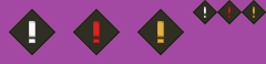 kaine687's tweet photo. Quest Indicators for my personal project #Lunarian!  #rpg #rpgmaker #RPGツクール  #quest #indicators #indie #indiedev #personalproject  #indiegame #indiegamedev #sprite #sprites #pixel #art #pixelart #fantasy #gamedevelopment  #rpg2k3 #rpg2003 https://t.co/wrT4O2GaGR