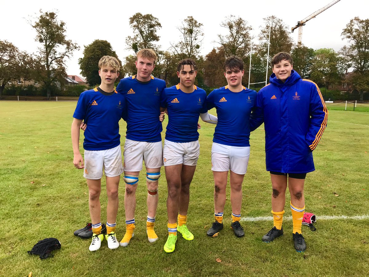 Housemates, best friends, teammates... these five L6th have played together since Shells &amp; today they all started for the 1st XV as they beat Oratory in the 2nd round of the Cup. Proud of you boys #fieldhouse #rugby <a href="/RugbyOnUpper1/">TeddiesRugby</a> @TeddiesOxford
