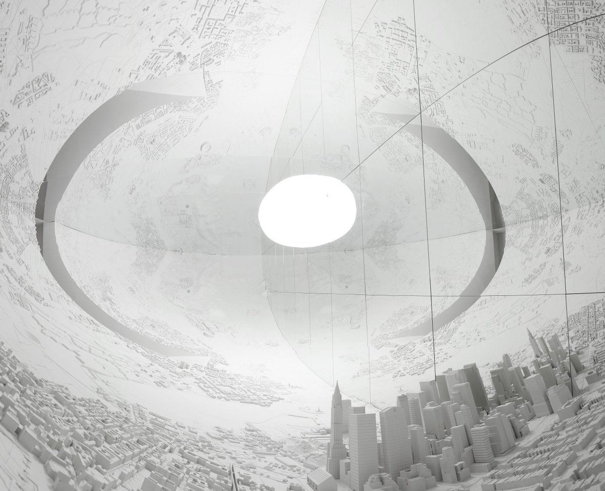Pitzhanger's tweet photo. #Firstlook of Es Devlin’s Memory Palace ahead of opening tomorrow at Pitzhanger! This vast chronological landscape maps pivotal shifts in human perspective over 75 millennia. 
Link in bio to find out more and book your ticket.
#MemoryPitzhanger
Photo: Peter Mallet https://t.co/LI0uwpDrz4