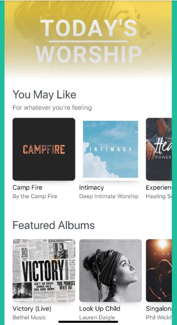 We are listening to <a href="/Lauren_Daigle/">Lauren Daigle</a> on the FREE MOR Music app. Download it now at mormusic.app