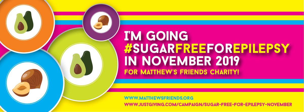 matthewsfriends's tweet photo. Get ready to join us for #sugarfreeforepilepsy in November! Will you give up the #carbage and help us raise funds?
Look out for more news on how to support, coming soon!
Thank you!
#epilepsy #ketogenicdiet #cutthecarbage #charity #matthewsfriends https://t.co/I11DAFMosi