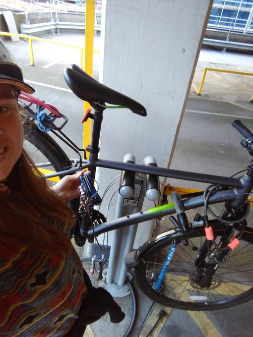 StrathApp's tweet photo. MOST SUSTAINABLE
#gull2387 (@k8_mcmahon )
#salmon6367 (@notsomadgirl )
Congratulations, you both win a #mysteryprize!
It was lovely to see the bike repair stations being put to good use! @Strath_Eco ๐ดโโ๏ธ
#StrathAppHunt #strathapphunt https://t.co/yG6gGEVV8W