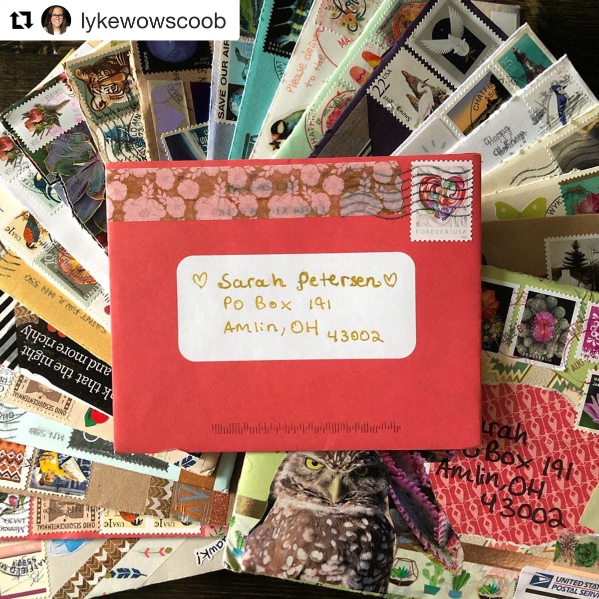USGCA's tweet photo. Have you written your pen pal lately? 📝📩 Send them a card this week to let them know you’re thinking of them! 📬💌 (📸: @lykewowscoob via Instagram) https://t.co/NqvsLFhT8b #ThinkingOfYouWeek #SendACard #PenPals https://t.co/SGhdm7JmCR