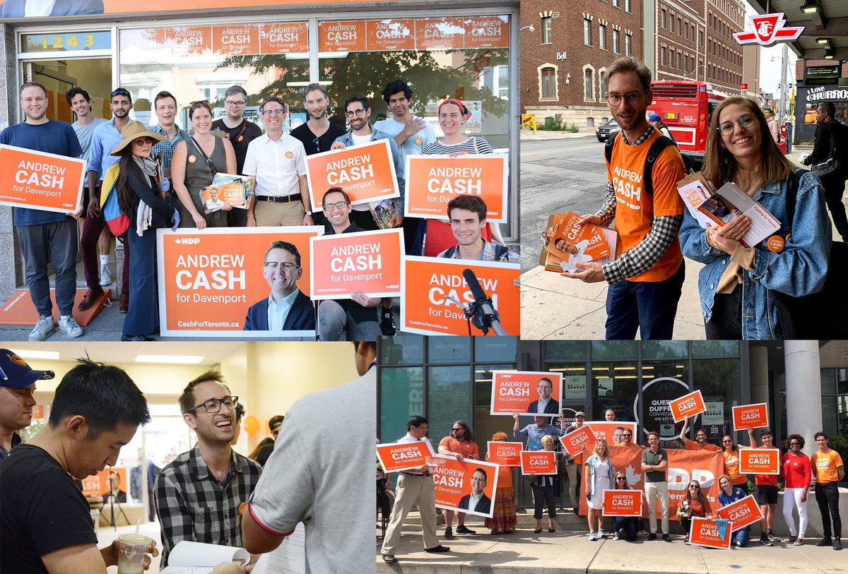 AndrewCash's tweet photo. Volunteers are the heart of our campaign. Inspired to see so many new faces joining our team every single day.

Together we can elect a government that actually works for us – instead of the rich and powerful.

Join our team: https://t.co/rfS9rS7GtP

#InItForYou #DavenportTO https://t.co/Fnjn2hLHiE